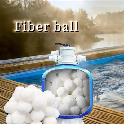 下水浄化および油田廃水ろ過用の 100% 50mm 高品質ポリエステル繊維ボール