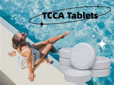 多機能クリーニング タブレット トリクロロイソシアヌル酸 TCCA は、プールの水処理の消毒に使用されます